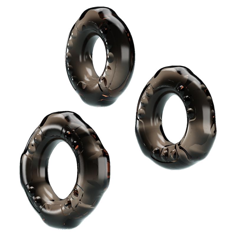 Baile - Cock Rings Yvonne Set 3 Anillos Pene