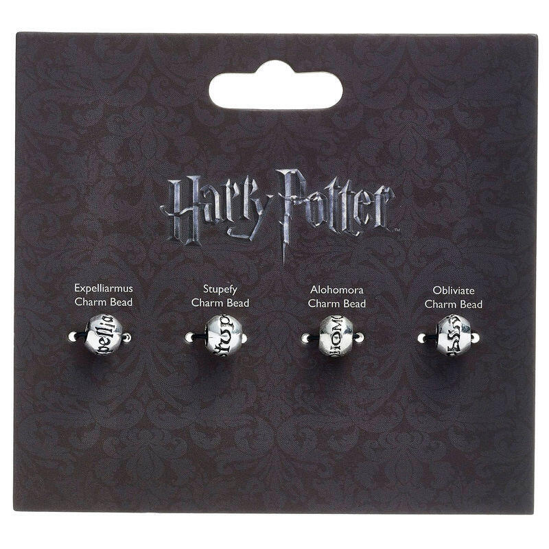 Set 4 Abalorios Hechizo Harry Potter Surtido