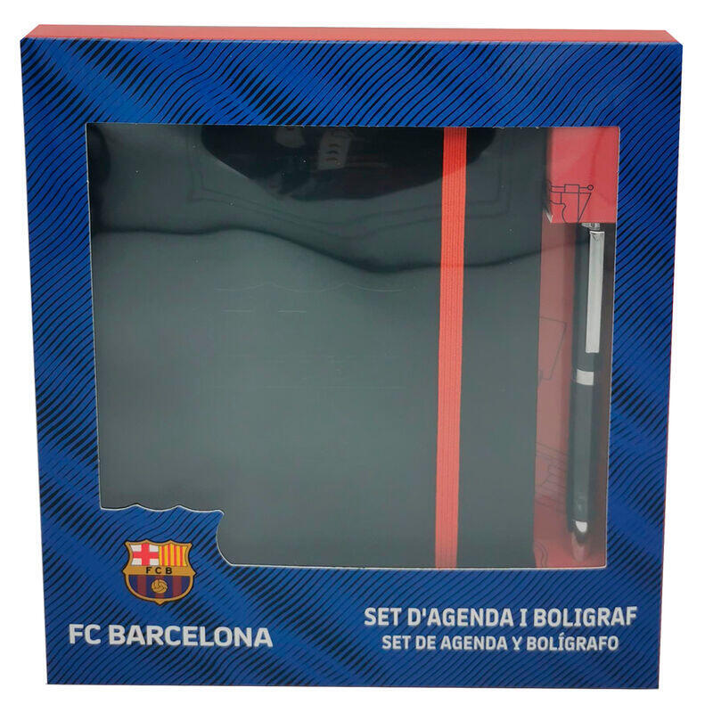 Set Agenda + Boligrafo Fc Barcelona