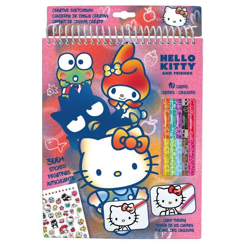 Set Colorear Lapices Hello Kitty