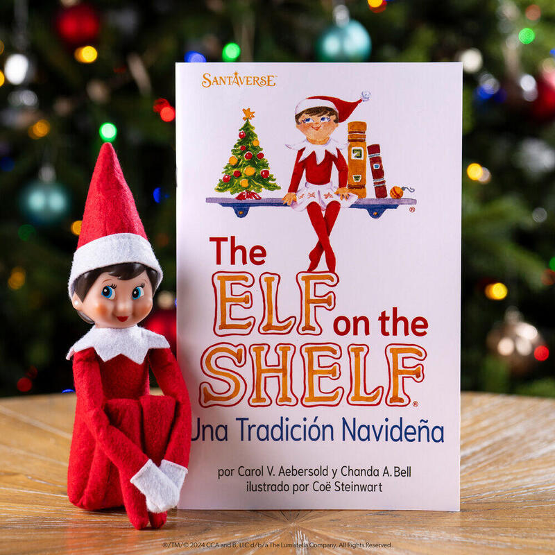 Set Cuento + Muñeco Elfo Niña The Elf On The Shelf Español