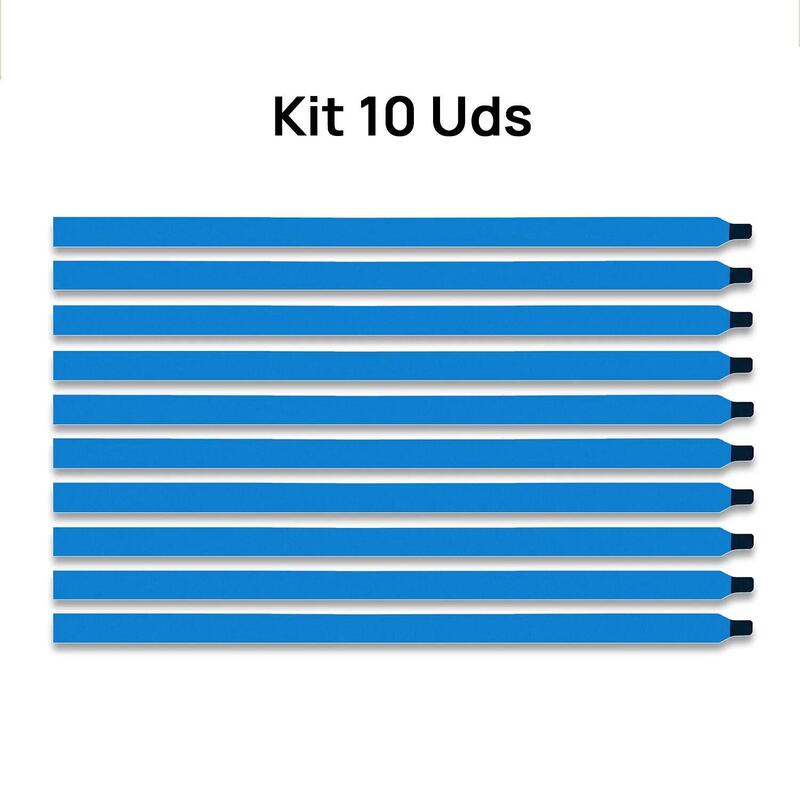 Set De 10 Tiras Adhesivas Para Pantallas Lcd (220x10 Mm)