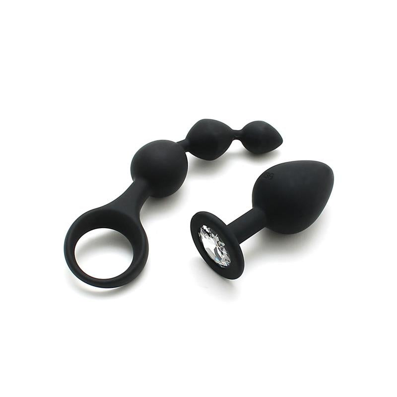 Set De 2 Juguetes Anales Barcelona Negro