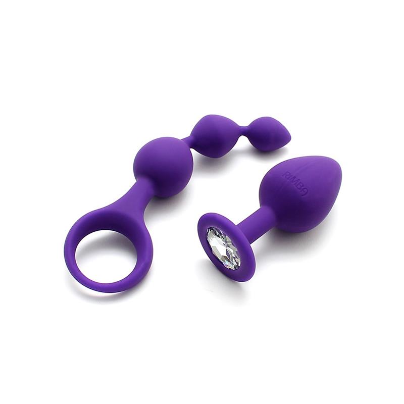 Set De 2 Juguetes Anales Barcelona Purpura
