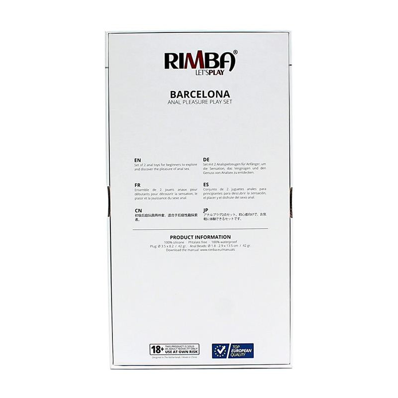 Set De 2 Juguetes Anales Barcelona Purpura