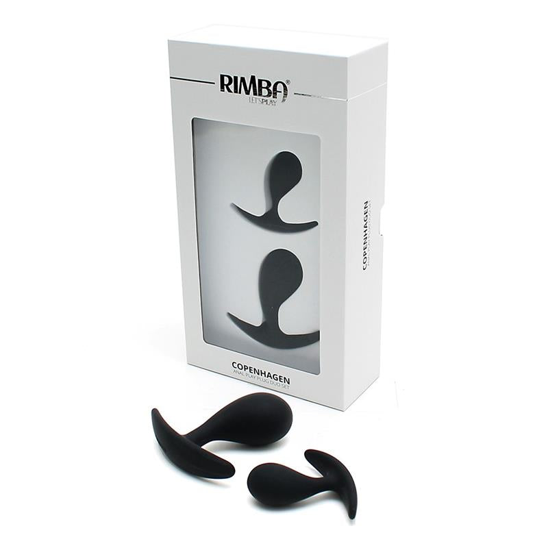 Set De 2 Plugs Anatómicos Copenhagen Negro