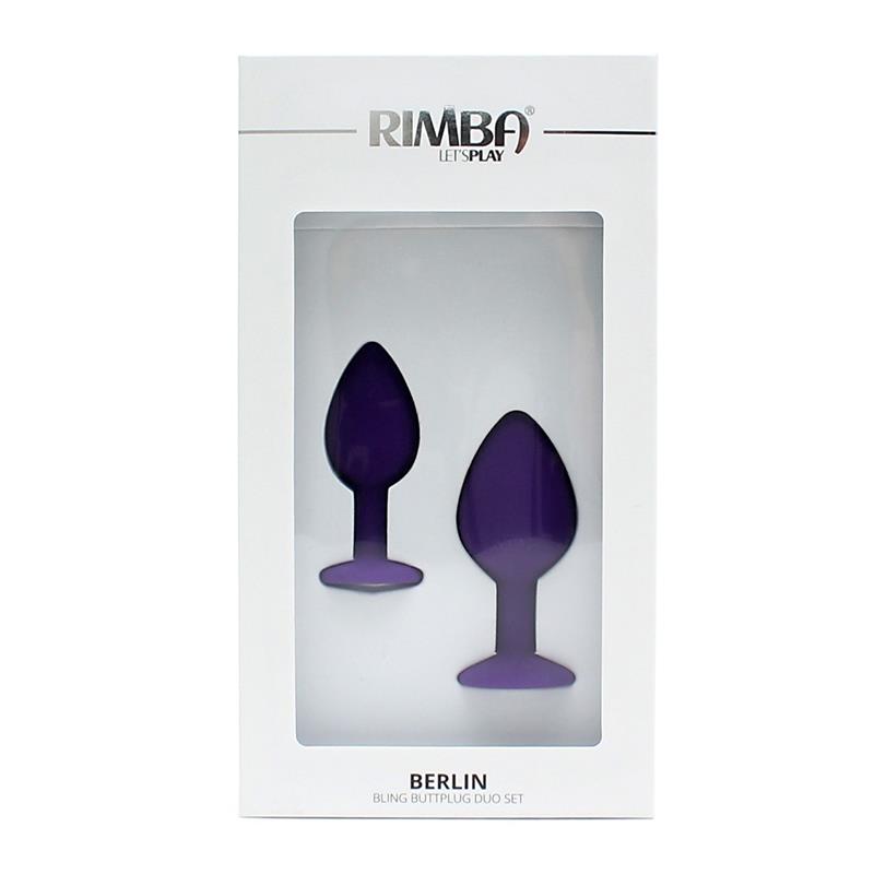 Set De 2 Plugs Con Joya Berlin Purpura