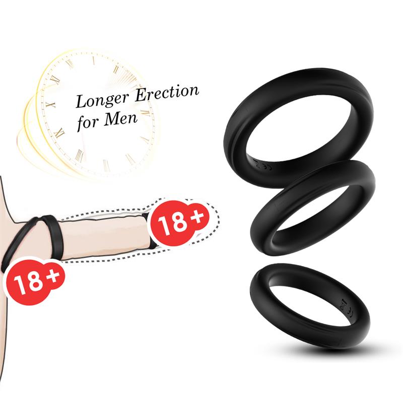 Set De 3 Anillos Para El Pene