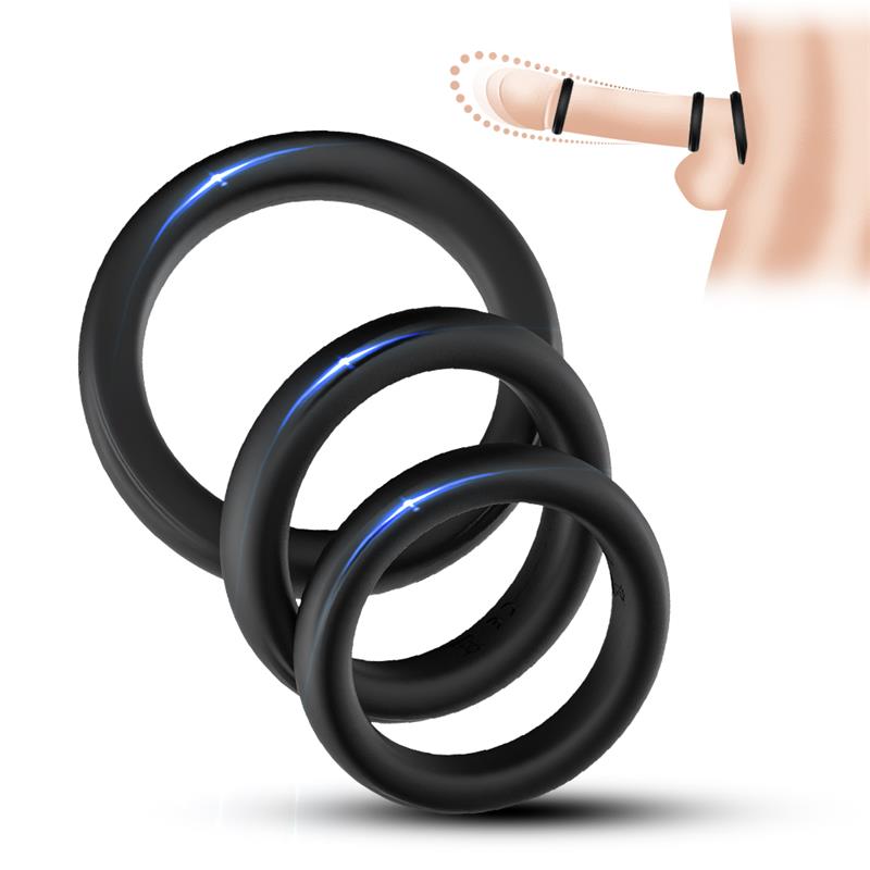 Set De 3 Anillos Para El Pene