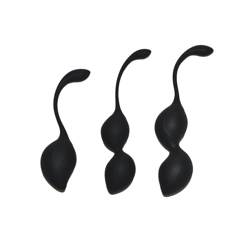Set De 3 Bolas Kegel Geneva Negro