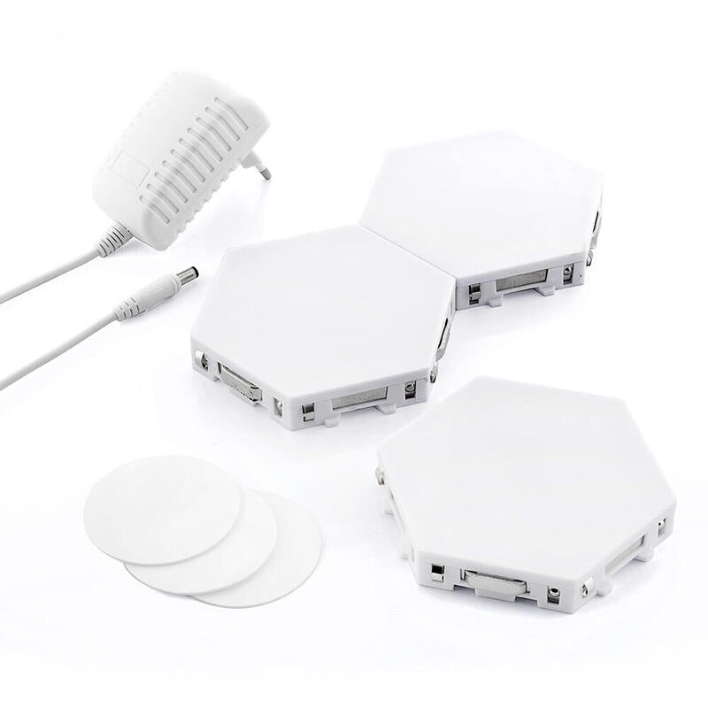 Set De 3 Paneles Led Modulares Magnéticos Y Táctiles Tilight Innovagoods