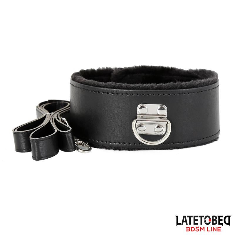 Set De 7 Piezas De Bondage Negro