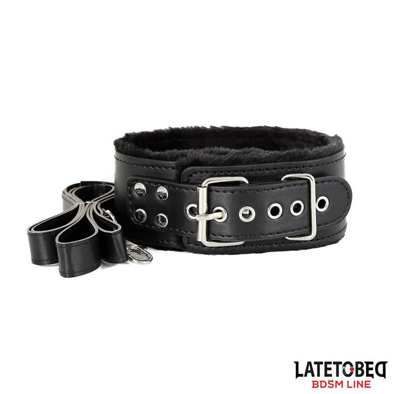 Set De 7 Piezas De Bondage Negro