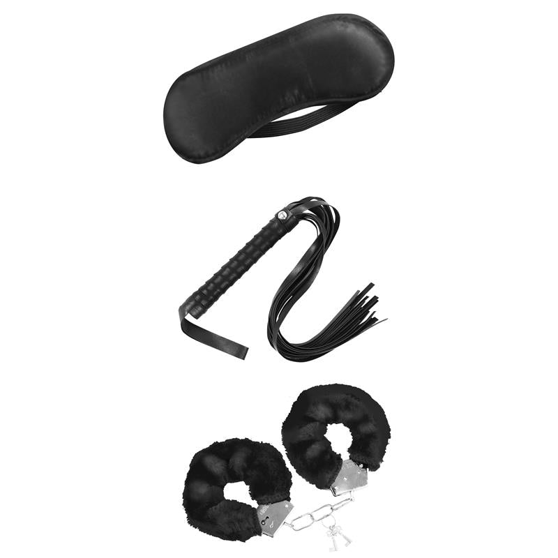 Set De Bondage Para Principiantes 3 Piezas Negro