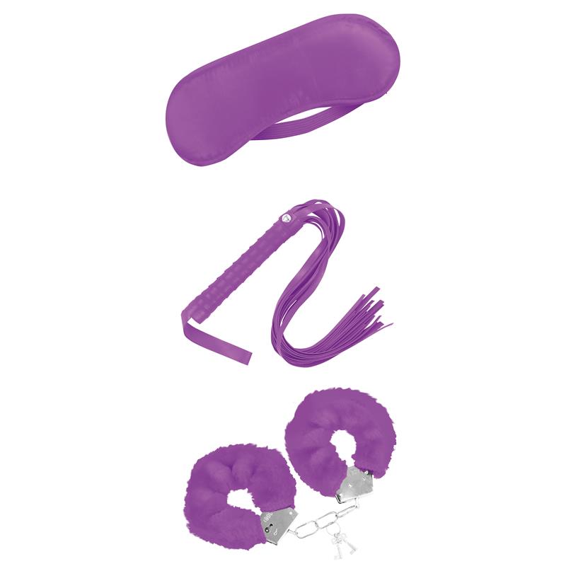 Set De Bondage Para Principiantes 3 Piezas Púrpura