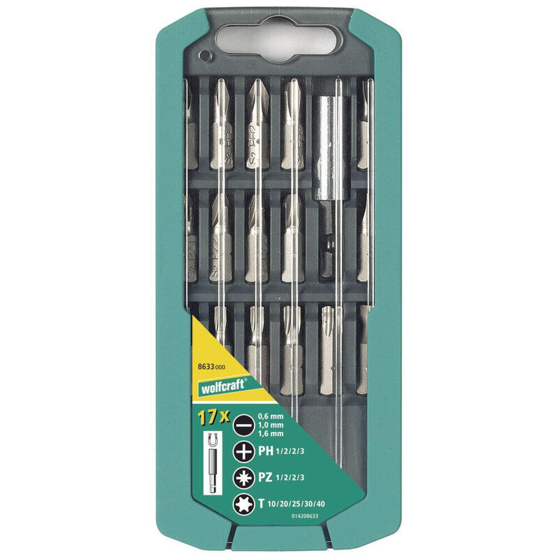 Set De Puntas De 17 Piezas 8633000 Wolfcraft
