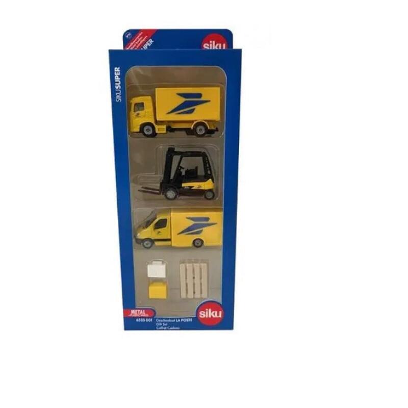 Set De Regalo Siku Blister La Poste, Modelo De Vehículo 10633500100