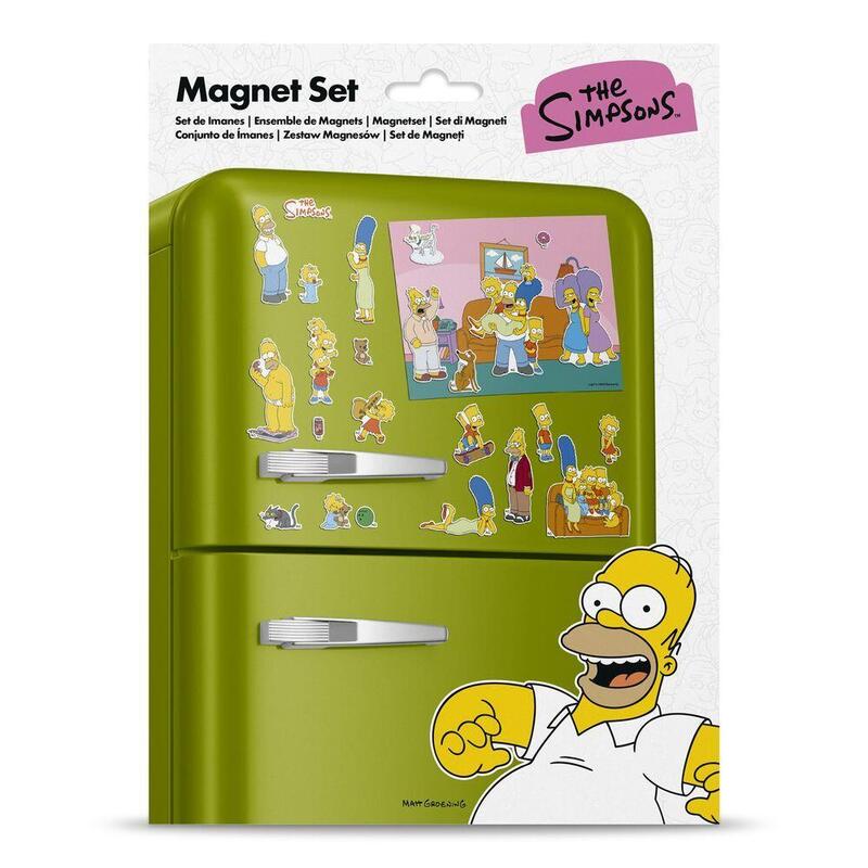Set Imanes Troquelados Los Simpsons