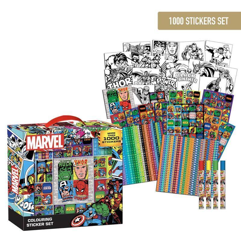 Set Pegatinas Marvel 1000pzs