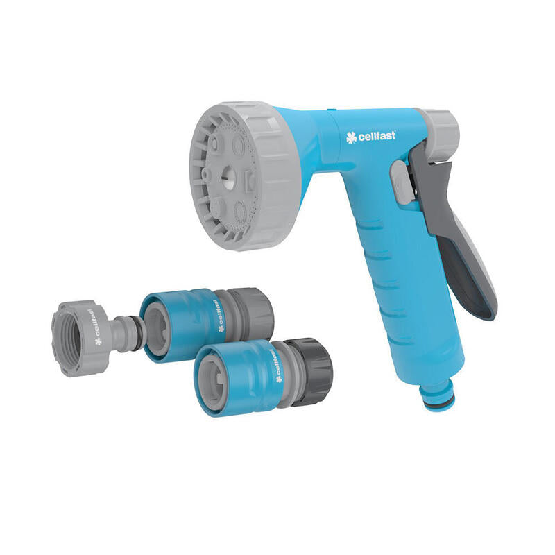 Set Pistola De Riego Rain Ideal 1/2" - 5/8"