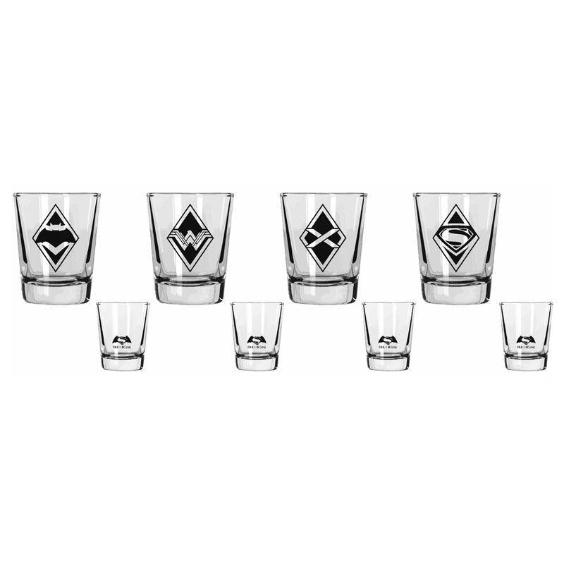 Set Vasos Chupito Batman V Superman