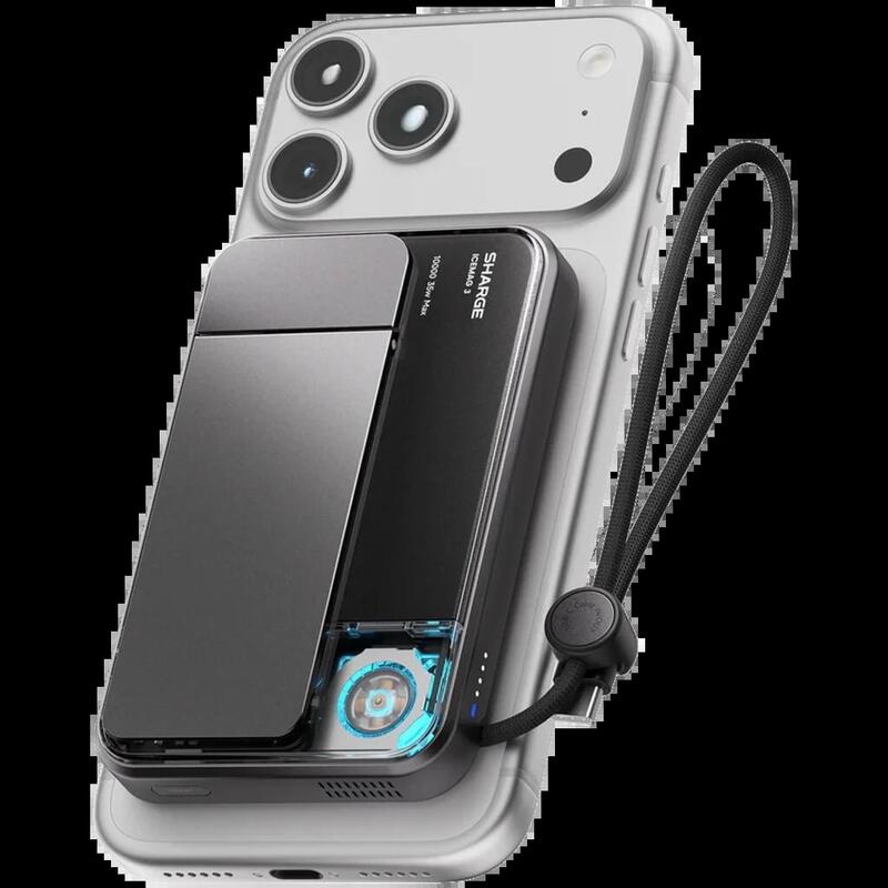 Sharge Icemag 3 Qi2 25w 10000mah Active Cooling - Power Bank
