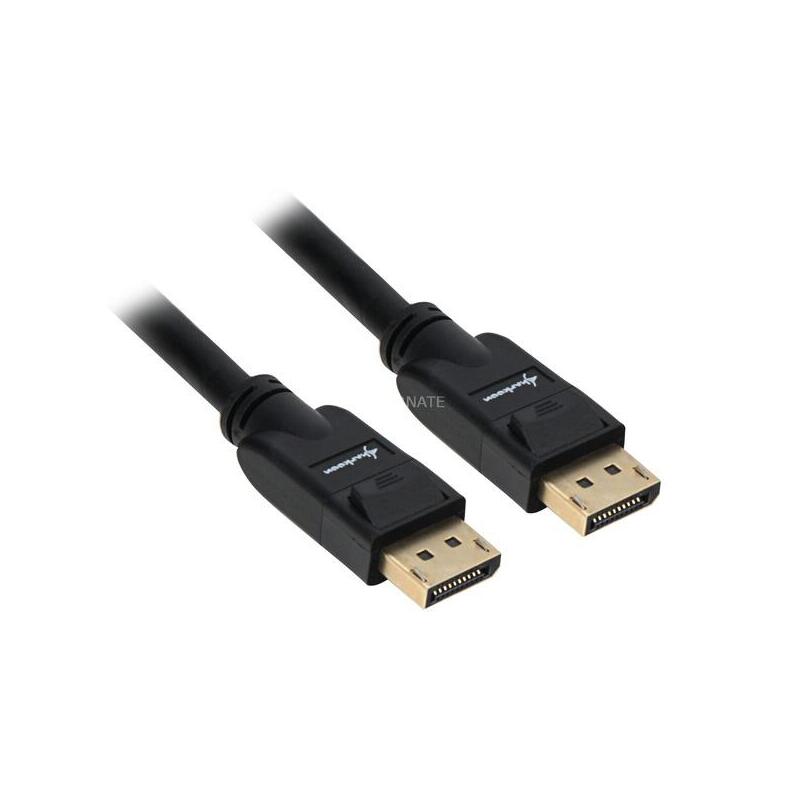 Sharkoon Cable Displayport M-M 4k 1m Negro