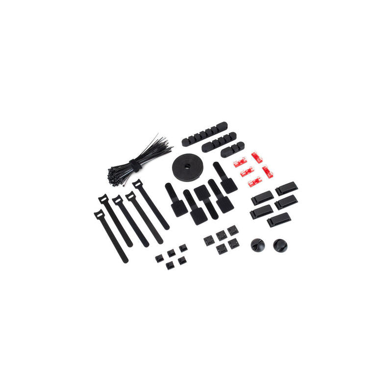Sharkoon Officepal Cable Organizer, Gestión De Cables Negro, 136 Piezas 4044951044078