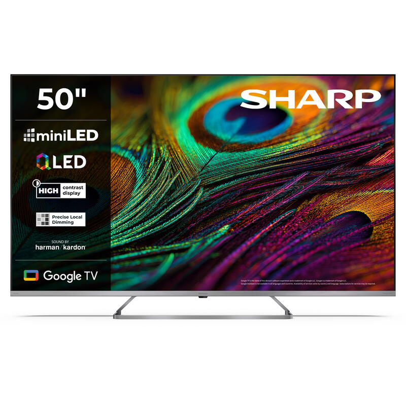 Sharp 50jp7265e 50" (126cm) 4k Ultra Hd Qled Miniled Google Tv