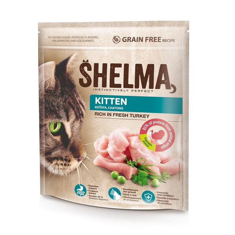Shelma Kitten Rich In Turkey - Comida Seca Para Gatos - 750g