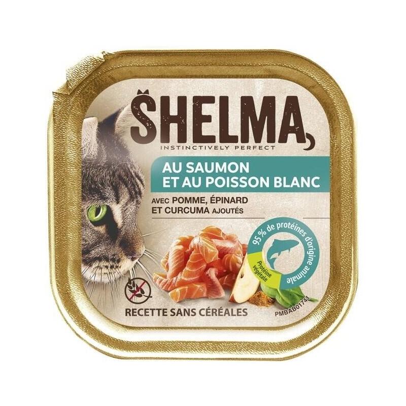 Shelma Salmon And White Fish Pate - Comida Húmeda Para Gatos - 100g