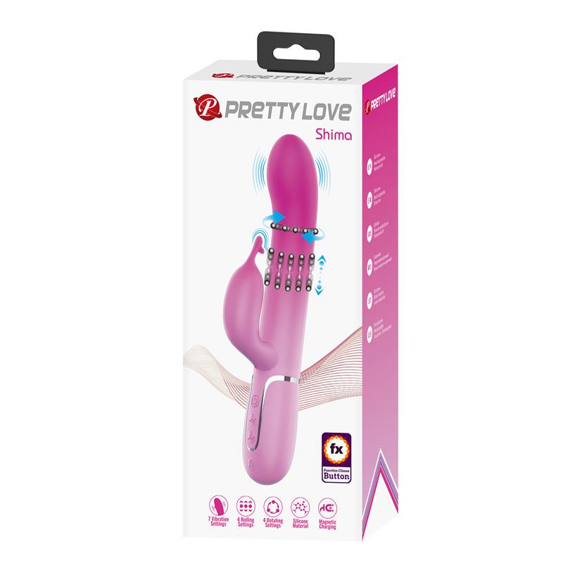 Shima Vibrador Con Bolas Rotadoras