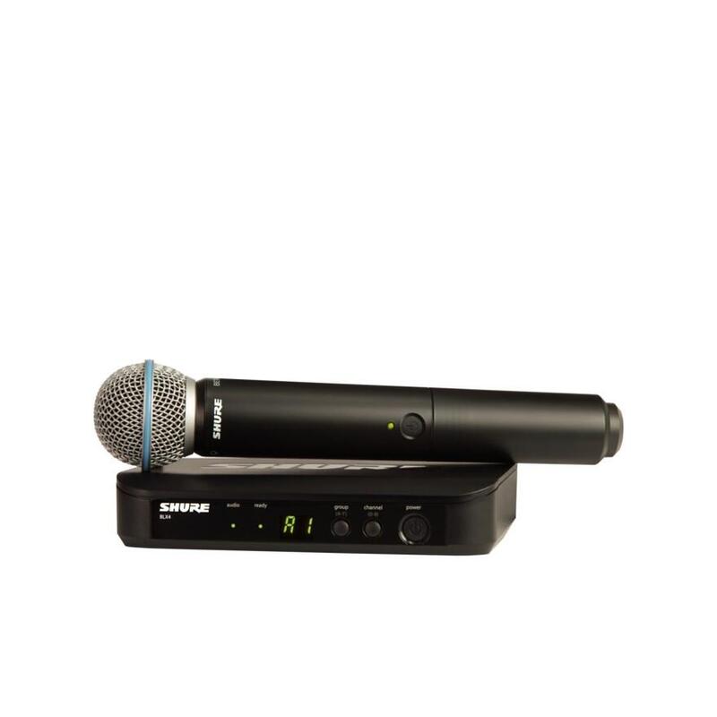 Shure Blx24e/B58-H8e - Sistema Vocal Inalámbrico Con Micrófono Beta 58a