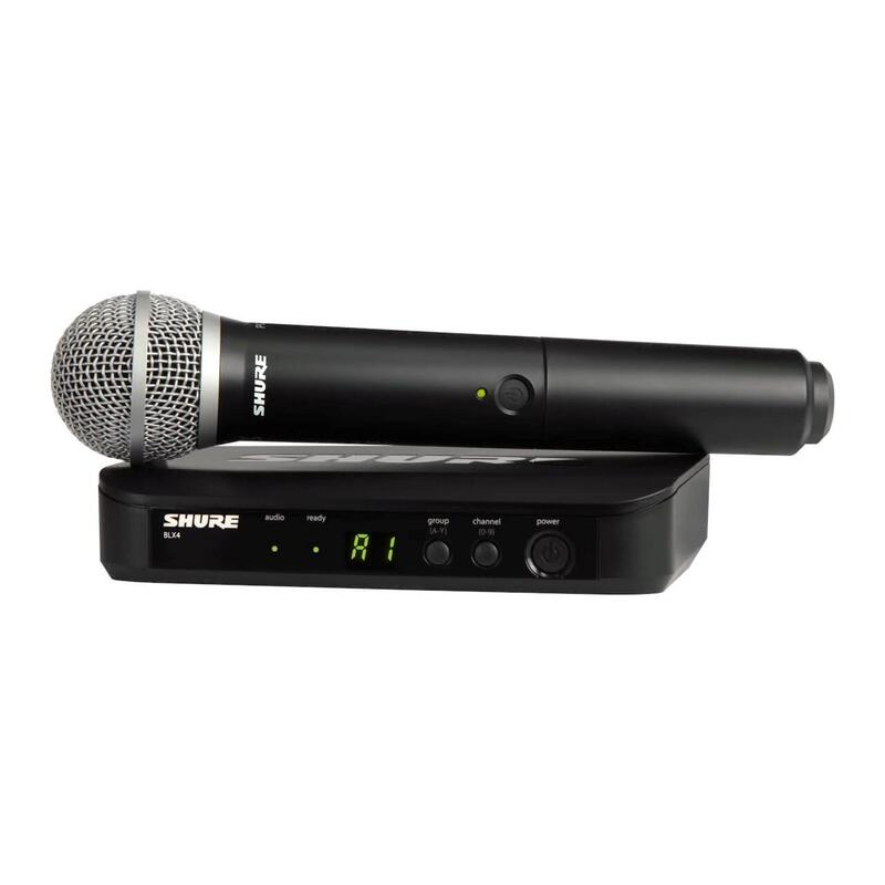 Shure Blx24e/Pg58-H8e - Sistema Vocal Inalámbrico Con Micrófono Pg58