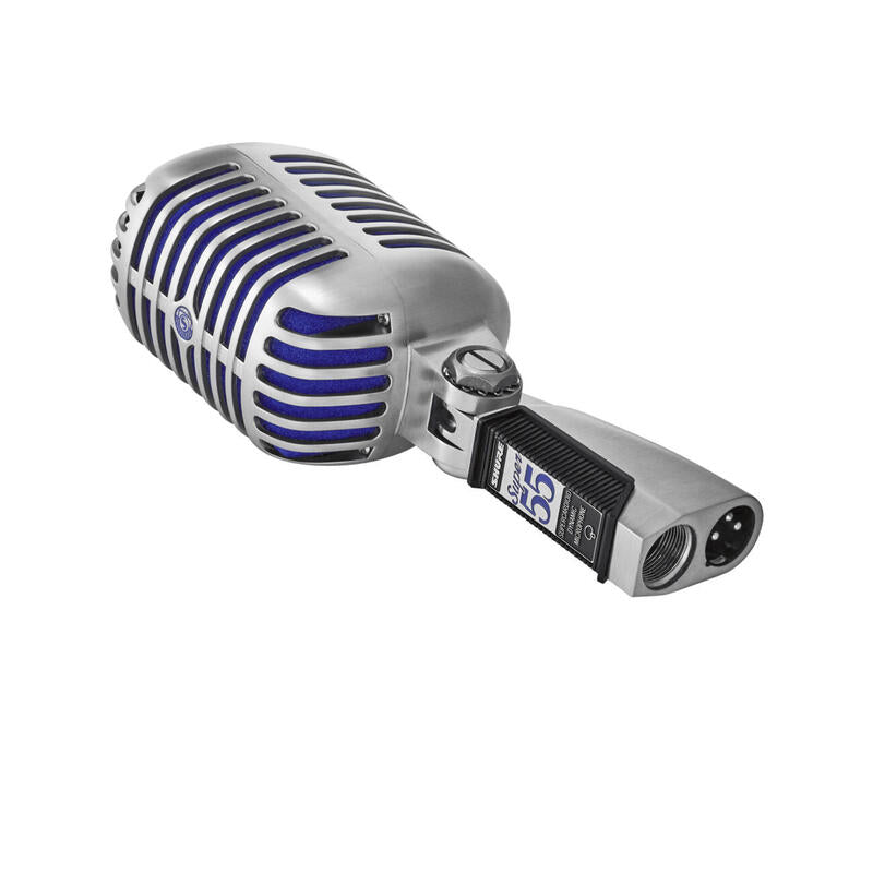 Shure Microphone Super 55 "Elvis" Deluxe Xlr Silver-Blue Silverblue (Super 55)