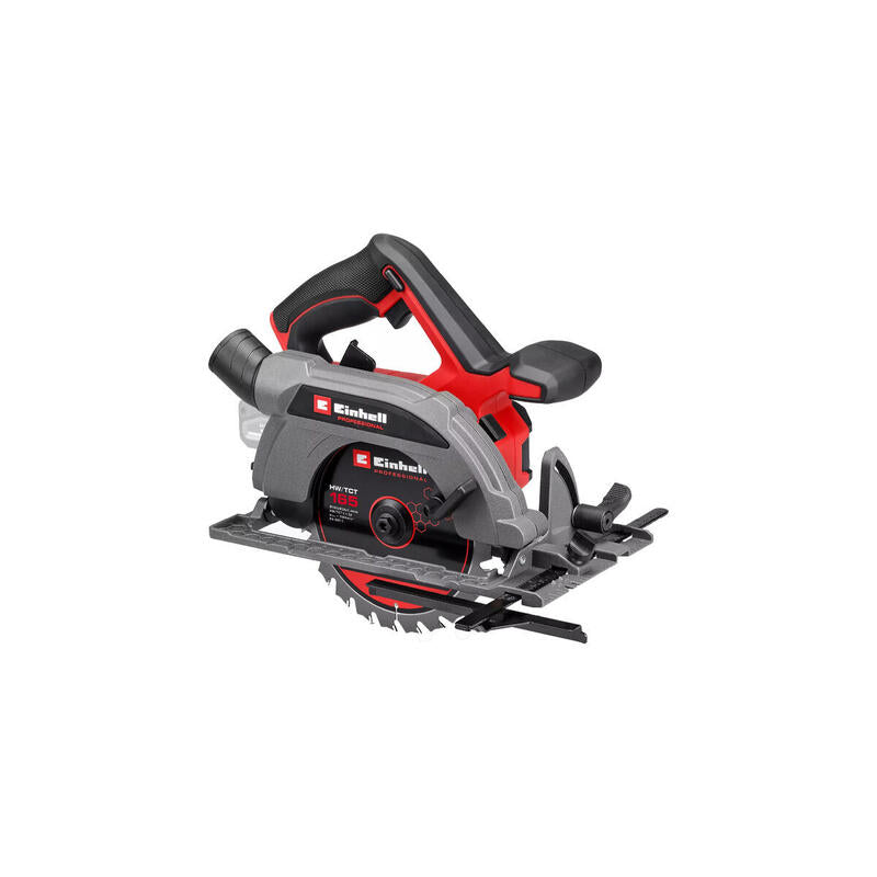 Sierra Circular A Batería Einhell Professional Tp-Cs 18/165 Li Bl - Solo, 18 Voltios Rojo/Negro, Sin Batería Ni Cargador 4331225