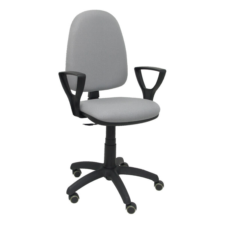 Silla Ayna Bali Gris Claro Brazos Fijos Ruedas De