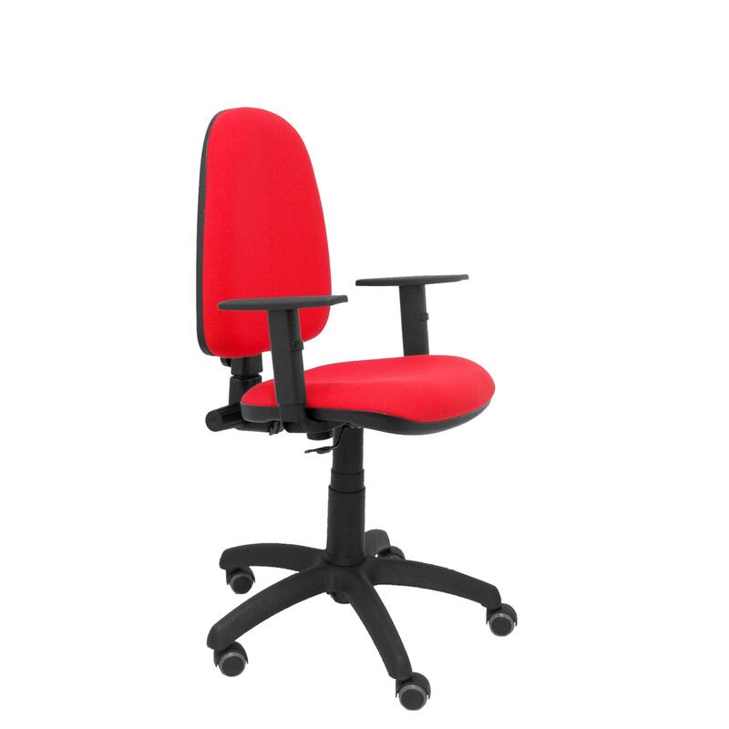 Silla Ayna Bali Rojo Brazos Regulables Ruedas De
