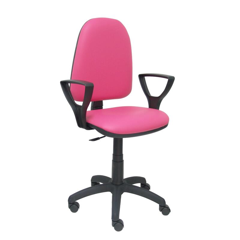 Silla Ayna Similpiel Rosa Con Brazos