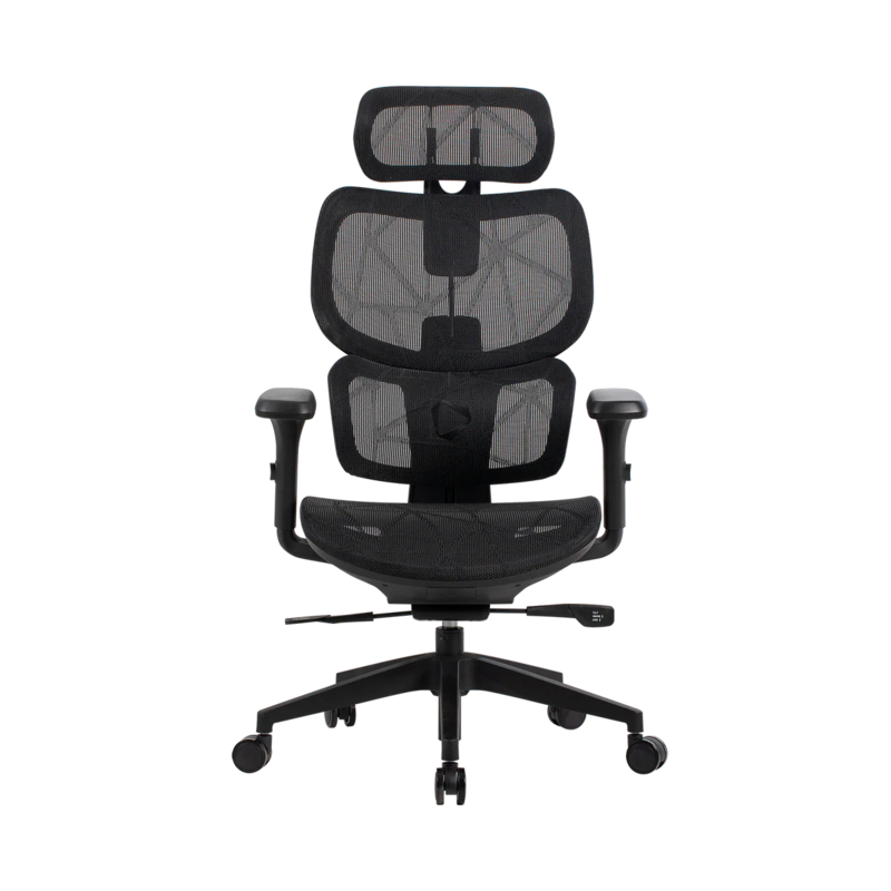 Silla De Oficina Para Juegos Onex Ventra Premium De Malla, Negra