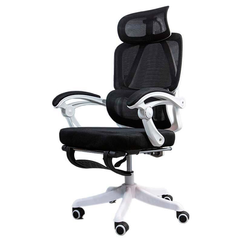Silla De Oficina Powerbasics Confort T20 Negro Con Ruedas Y Reposapiés