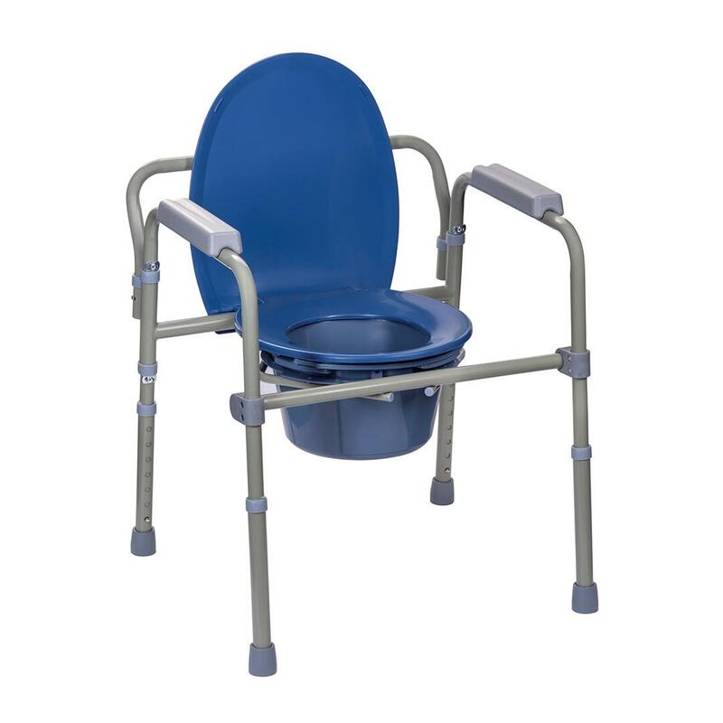 Silla De Wc Plegable 3en1 Kt100am