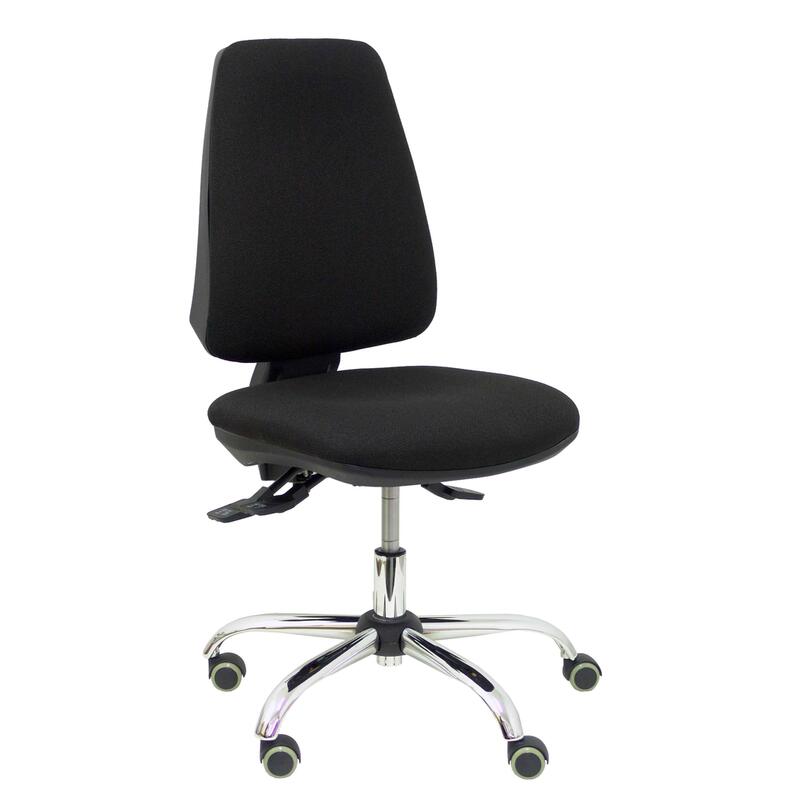 Silla Elche Asincro, Visco Bali Negro Base Cromada