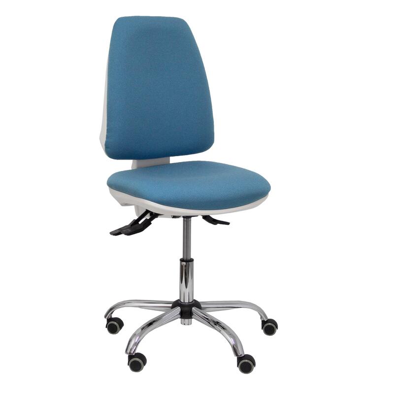 Silla Elche Blanca Asincro Bali Azul Claro Ruedas