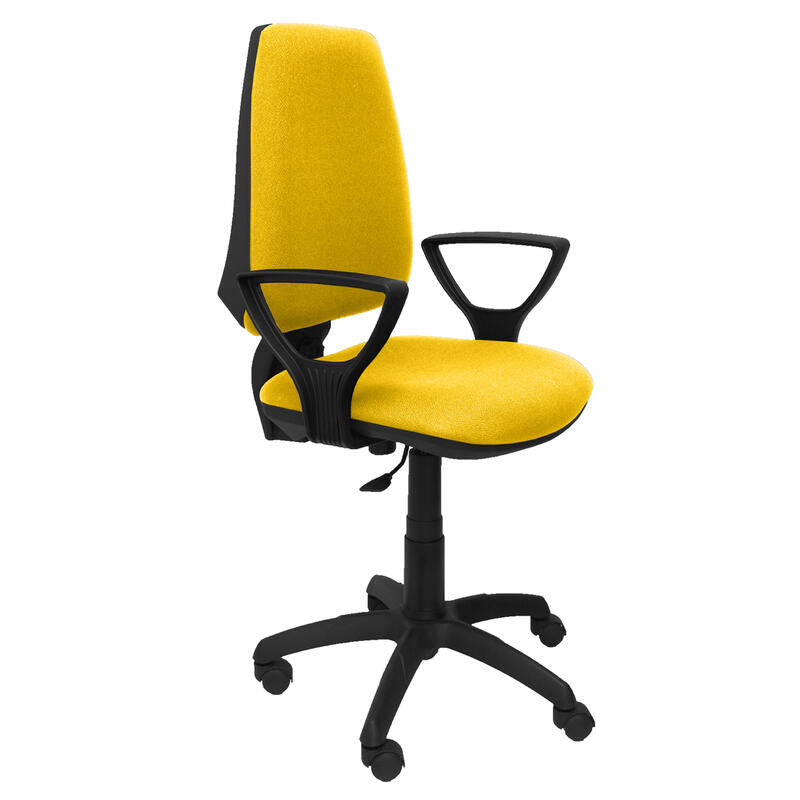 Silla Elche Cp Bali Amarillo Brazos Fijos