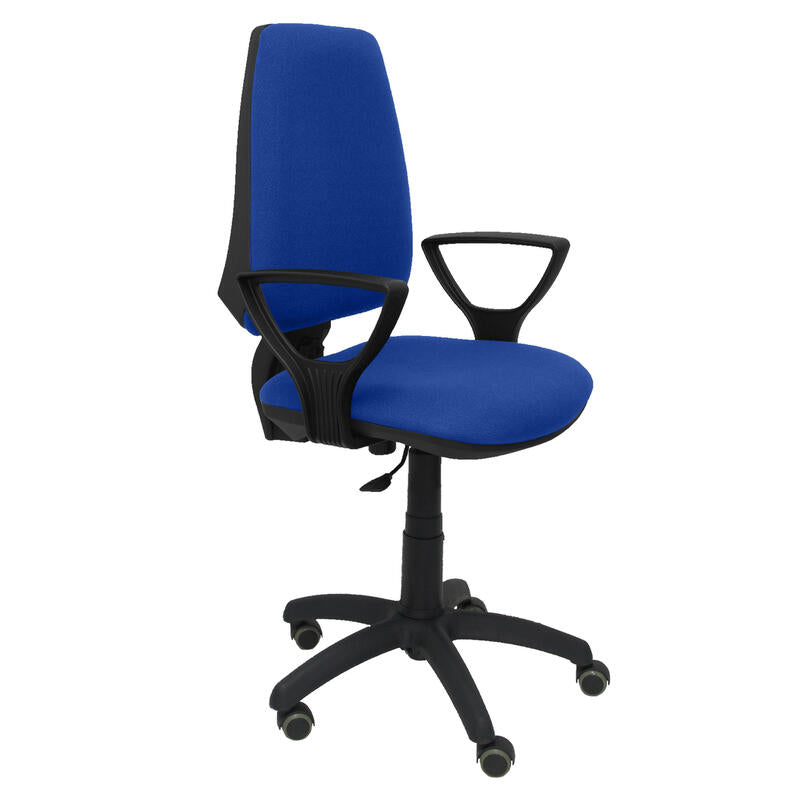 Silla Elche Cp Bali Azul Brazos Fijos Ruedas De P