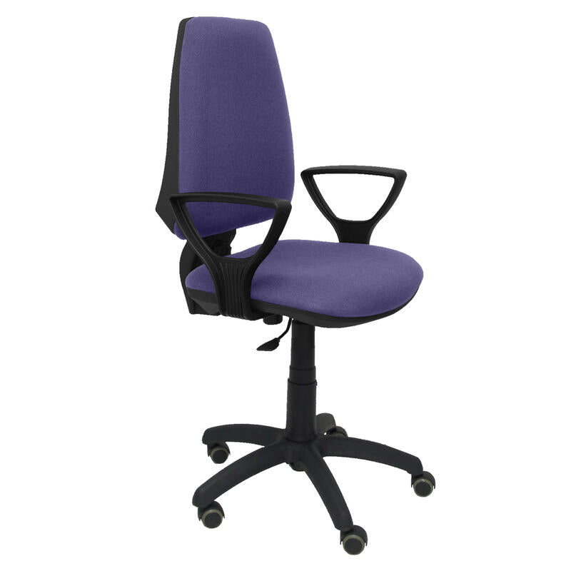 Silla Elche Cp Bali Azul Claro Brazos Fijos Rueda