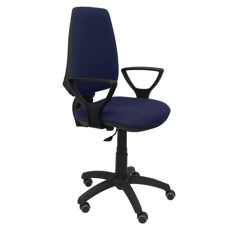 Silla Elche Cp Bali Azul Marino Brazos Fijos Rued