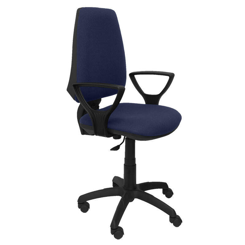 Silla Elche Cp Bali Azul Marino Brazos Fijos