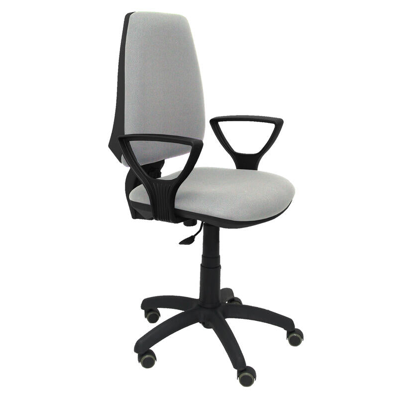 Silla Elche Cp Bali Gris Claro Brazos Fijos Rueda